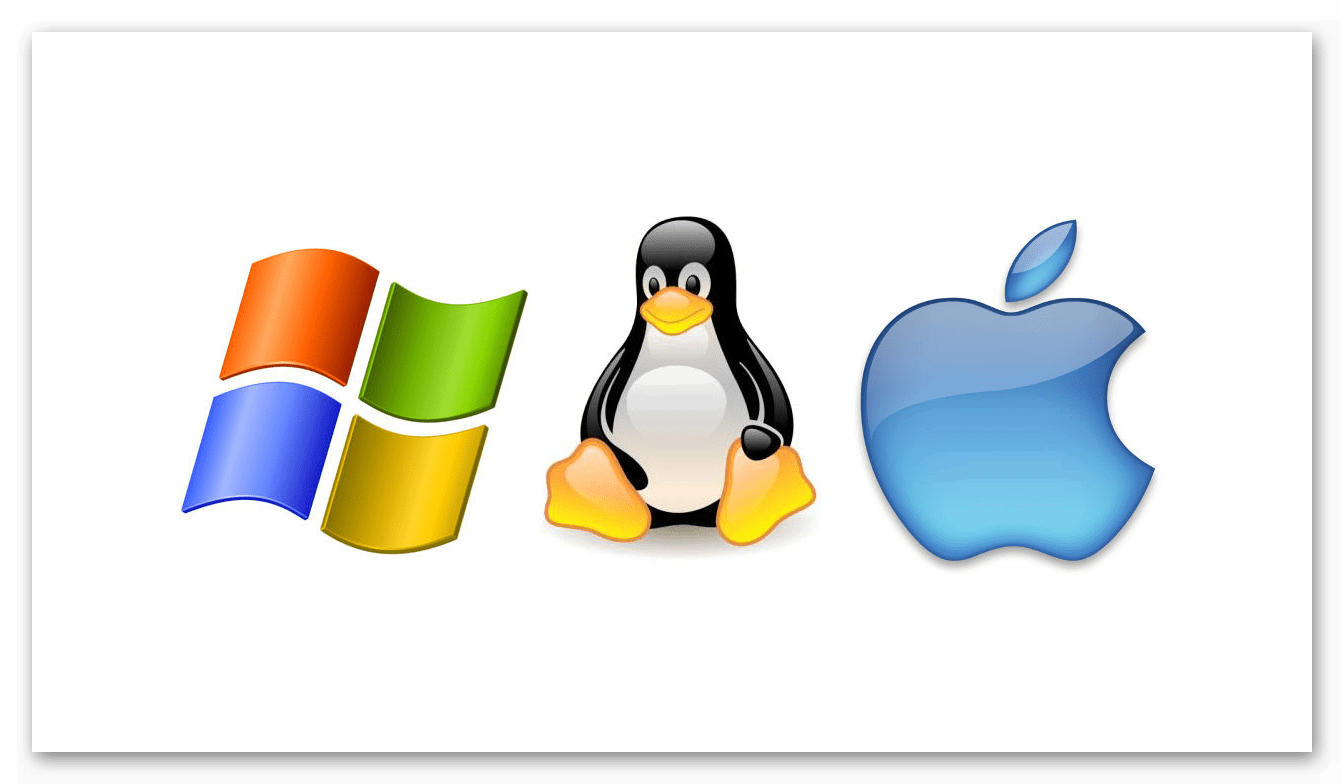 Картинка Mac OS, Windows и Linux