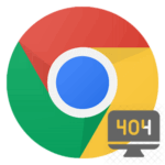 Серое окно в Google Chrome