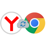 Как синхронизировать Yandex Браузер с Google Chrome