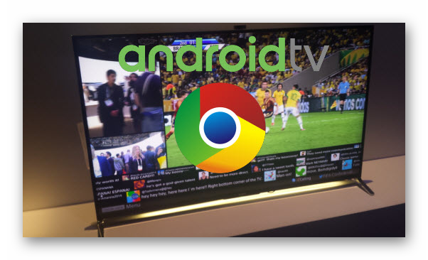 Картинка Google Chrome для Android TV