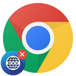Нет подключения к интернету в Google Chrome